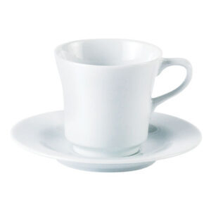 Tall Tea Cup and Saucer